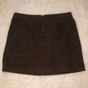 Cheetah Print Mini Skirt